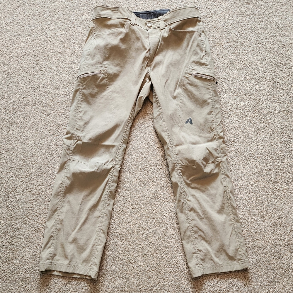 Eddie Bauer First Ascent Men's Tan Technical Pants - 34x30 - Picture 3 of 12
